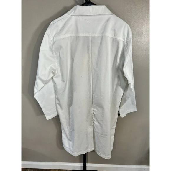 CARHARTT Ripstop Lab Coat L  White |  Laboratory Work Fancy Dress Button Up - Picture 4 of 6